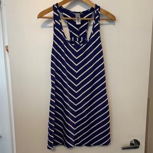 Juicy Couture Blue and White Striped Dress